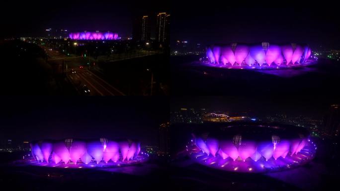 杭州奥体中心夜景