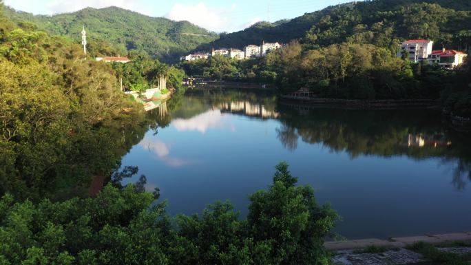 深圳银湖早晨4K原素材