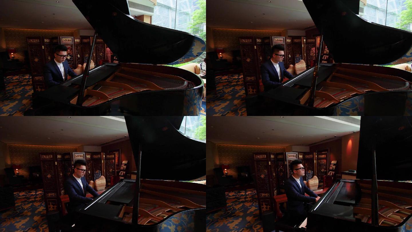 星际大酒店大厅背景钢琴弹奏