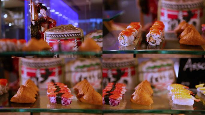 秀色可餐的日式寿司三文鱼寿司