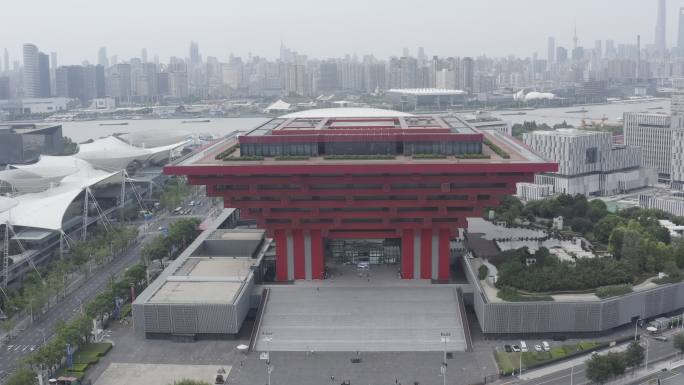 4K原素材-航拍上海世博园