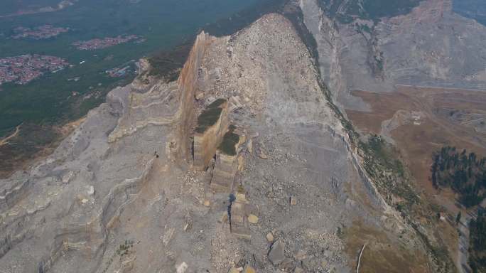 矿山迹地航拍