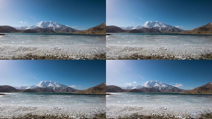 新疆帕米尔高原冰慕士塔格峰4K延时摄影