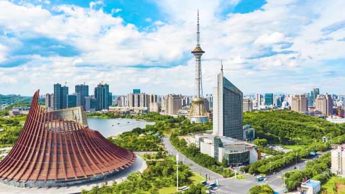 株洲 株洲延时 株洲神农湖 株洲航拍