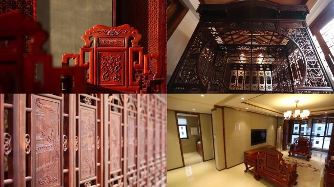 高档红木家具办公室展厅