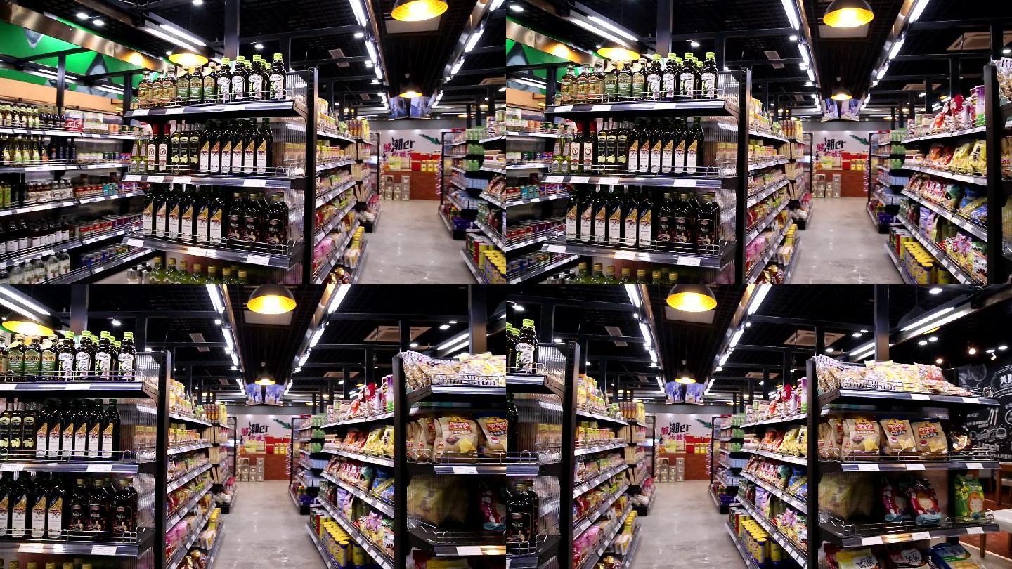 超市货架食物拍摄