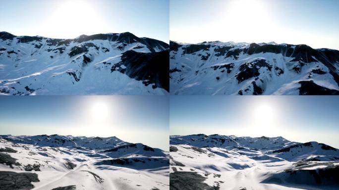 4K原创雪山冰山冰岛穿梭视频03