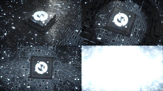 5G芯片logo演绎震撼科幻cg动画