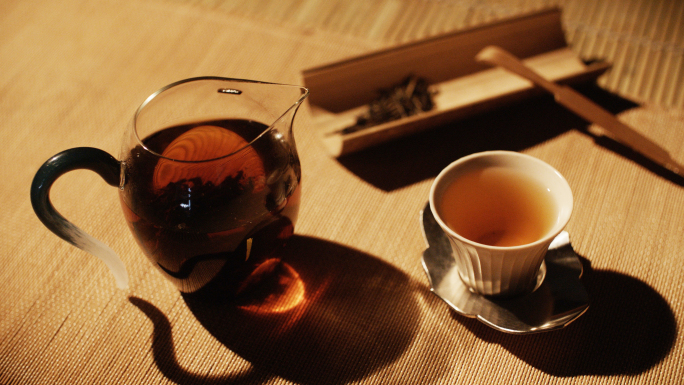 茶文化沏茶品茶茶道喝茶4K素材