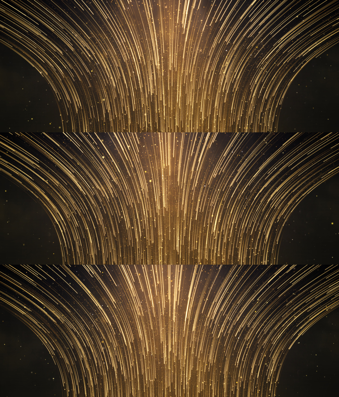 金色粒子瀑布舞台背景视频素材