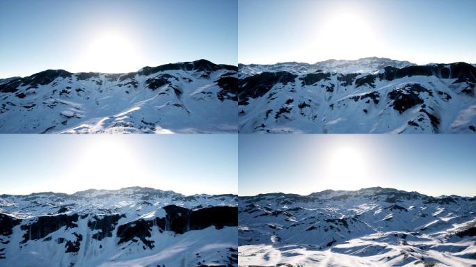 4K原创雪山冰山冰岛穿梭视频04