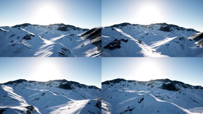 4K原创雪山冰山冰岛穿梭视频02