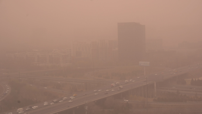 北京雾霾沙尘暴pm2.5环保问题