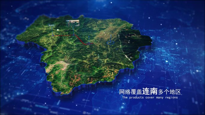 【连南地图】旅行线路科技区位辐射