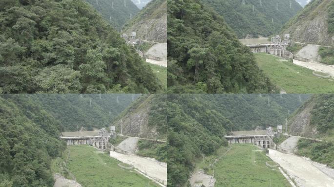 高峡出平湖电站大坝蓄水环保能4k