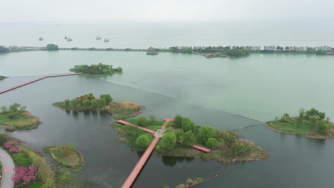 贡湖湾景区湿地公园航