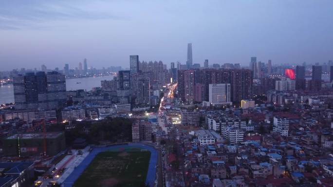 40组武汉地标建筑航拍视频素材