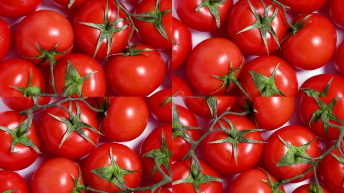 4K番茄西红柿水果蔬菜红色番茄