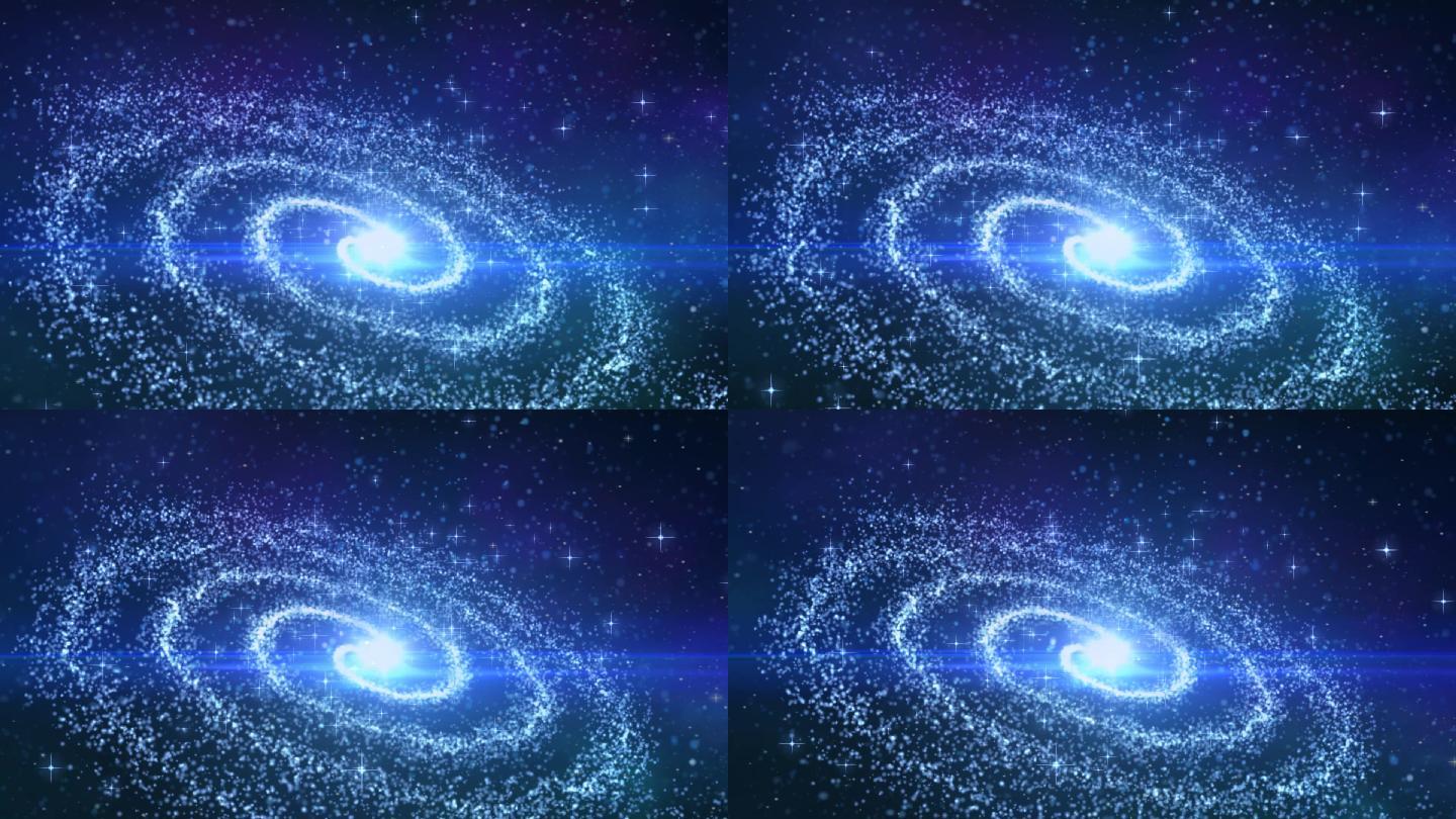 粒子星云唯美星空银河系