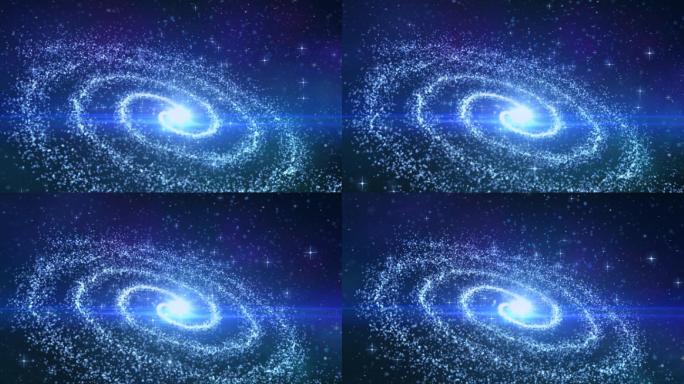 粒子星云唯美星空银河系