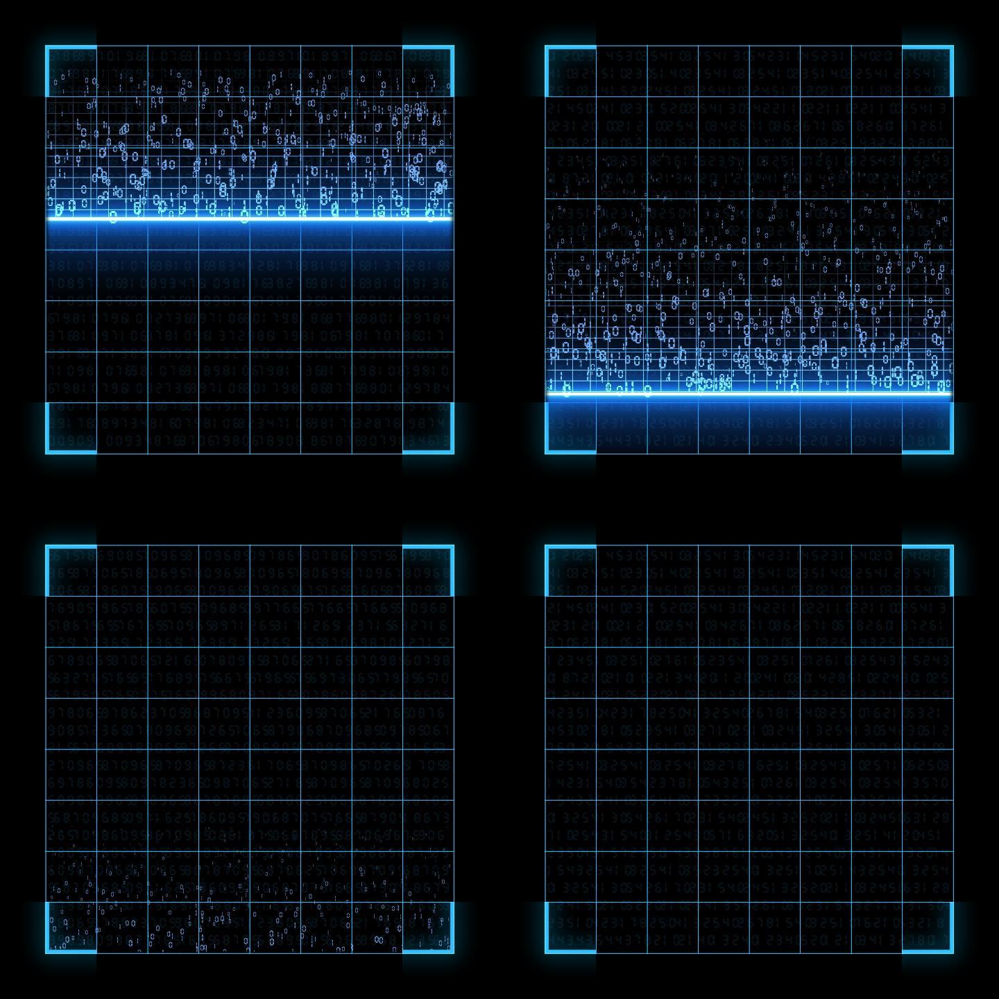 数字科技扫描带通道