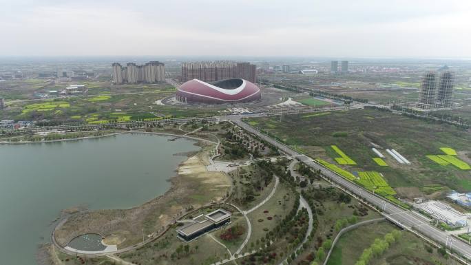 淮南市奥林匹克公园远景（4K50帧）