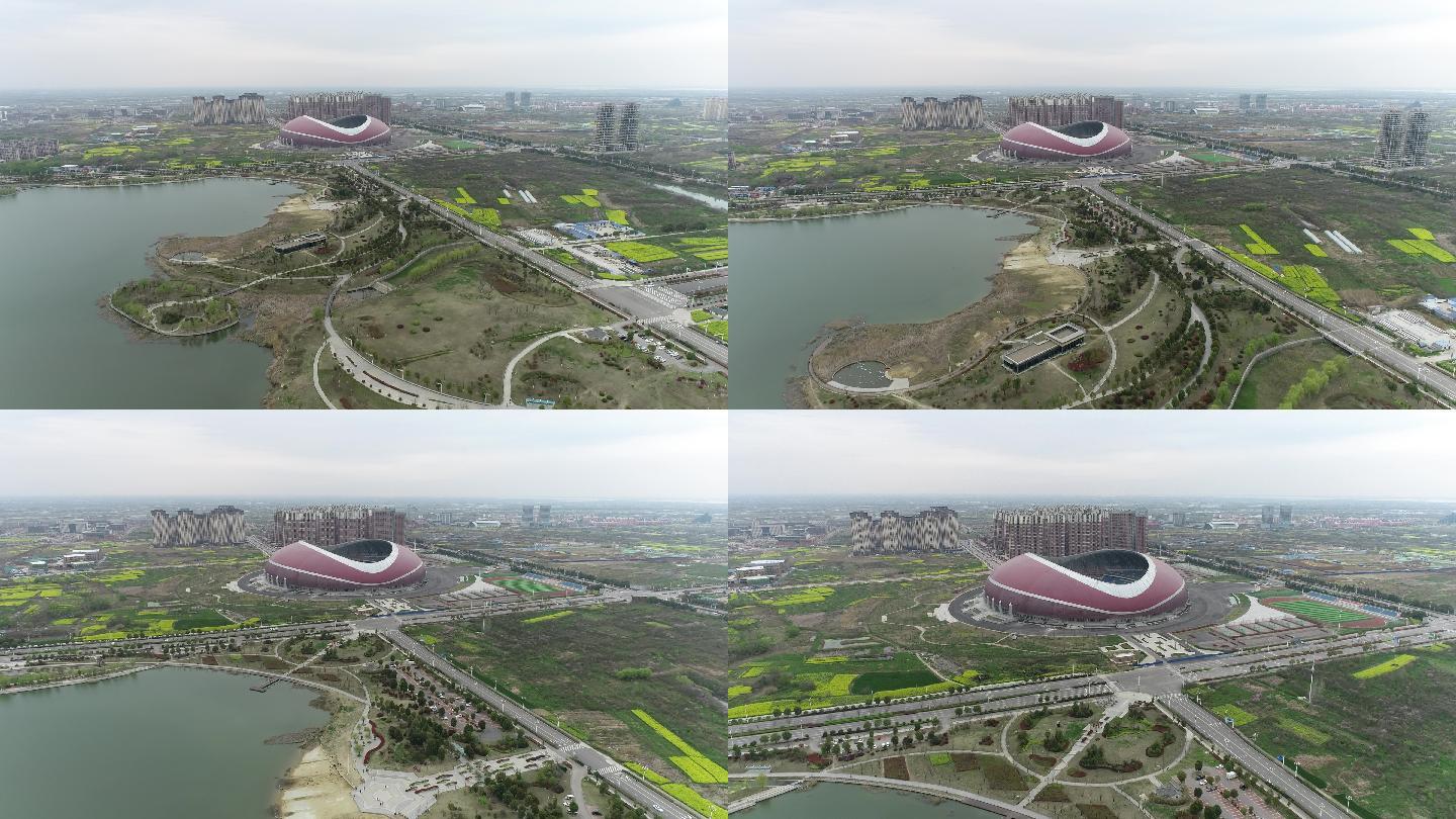 淮南市奥林匹克公园远景（4K50帧）