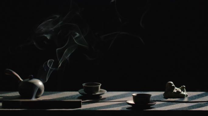 唯美意境喝茶禅意