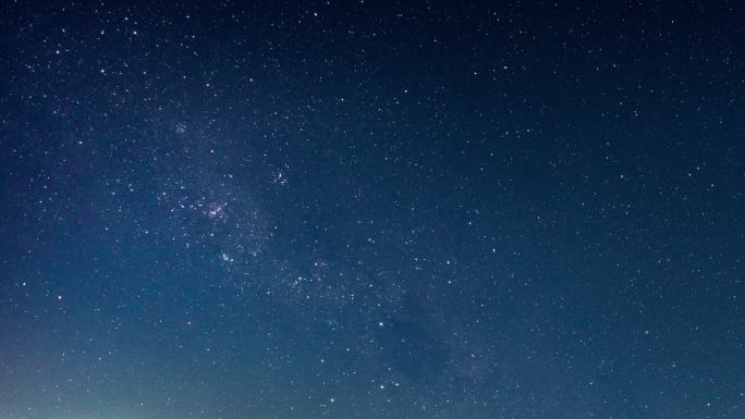 夜空延时外太空星场喜怒无常的天空