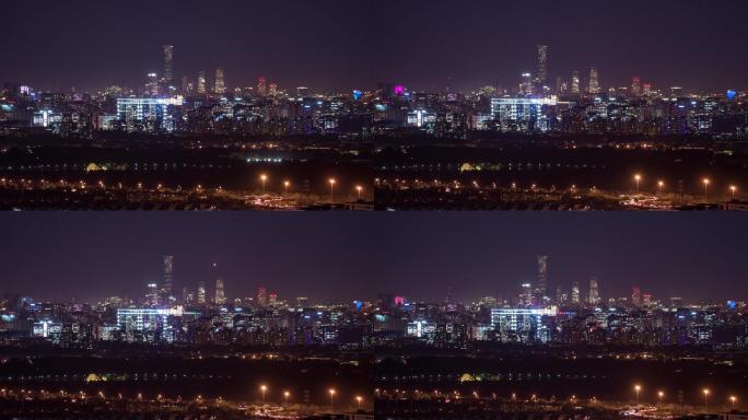 【4K】北京中关村到国贸CBD延时摄影