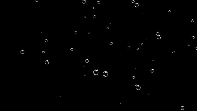 气泡4K（循环+透明通道）
