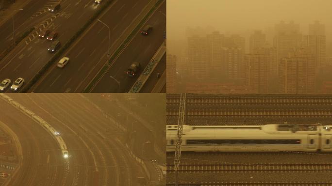 北京，风沙，沙尘暴，春季，扬沙天气