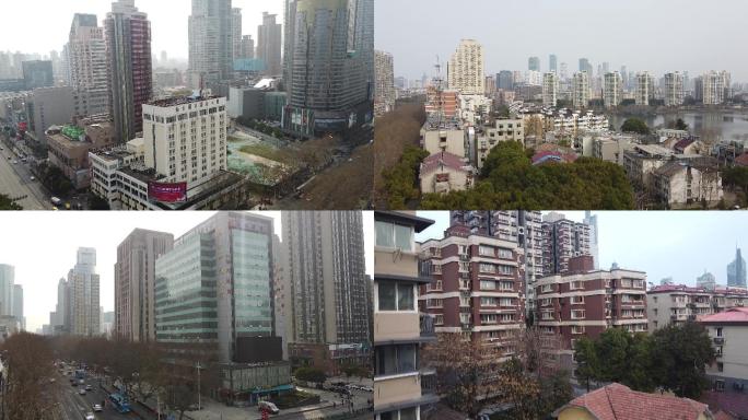40组南京地标建筑航拍视频素材