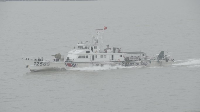 原创S-LOG3长江上巡逻的海事局4K