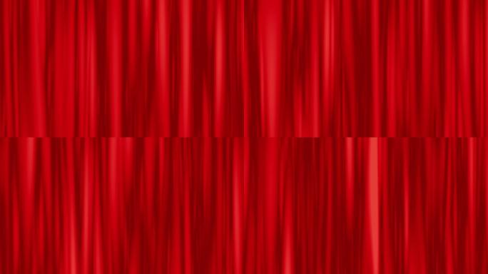 红色幕布背景视频-无限循环