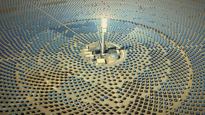替代能源太阳能热电站
