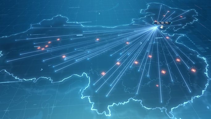 蓝科技中国地图0