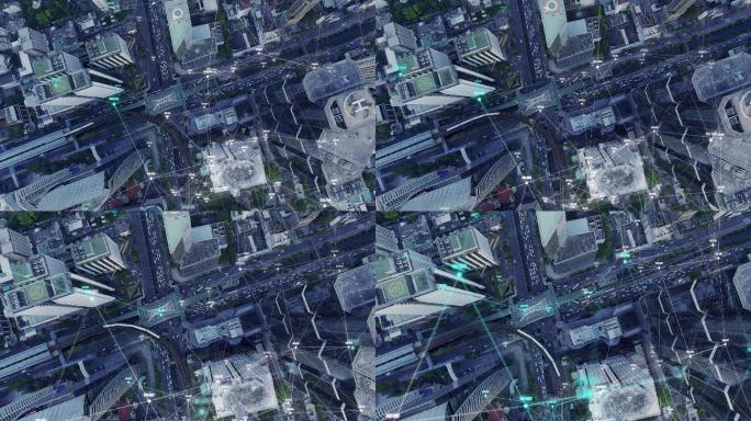 城市鸟瞰图和数据网络技术