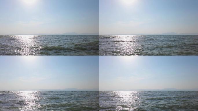 晴朗滇池海边旅行vlog空镜