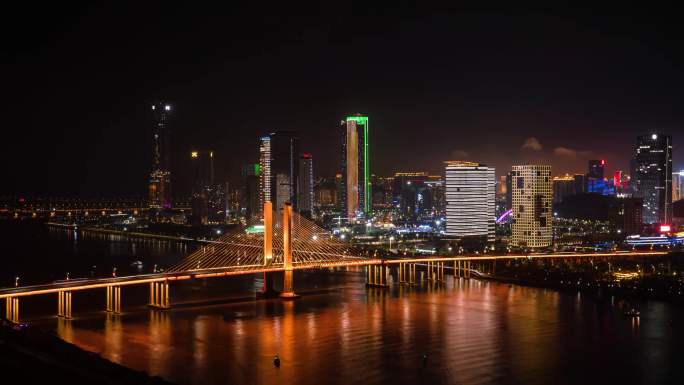 粤横琴大桥夜景1