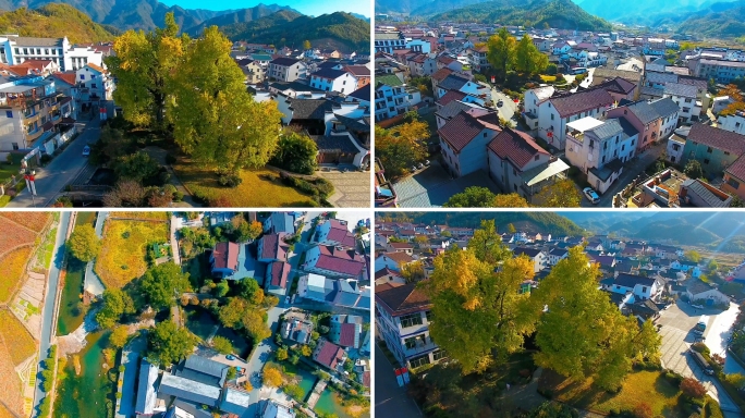 杭州桐庐古村落航拍