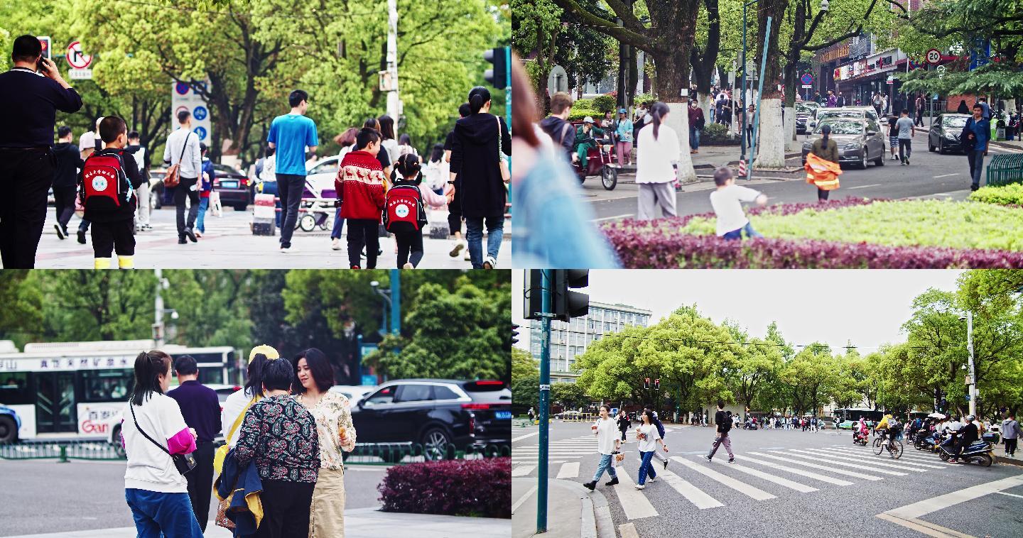 东方红广场和游客