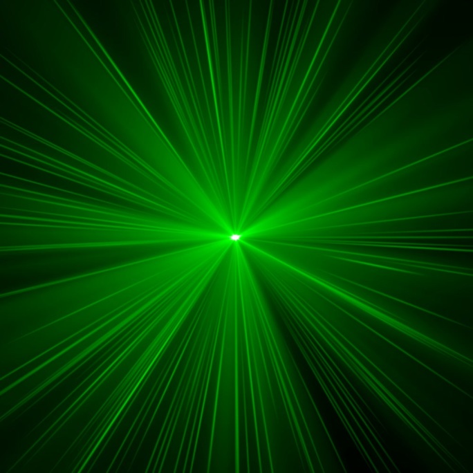 绿光点光源射线-带通道3