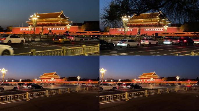 原创拍摄天安门长安街夜景