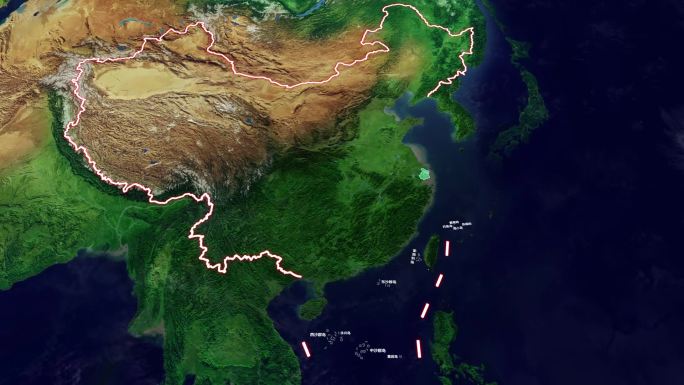 上海地图（俯冲穿云）
