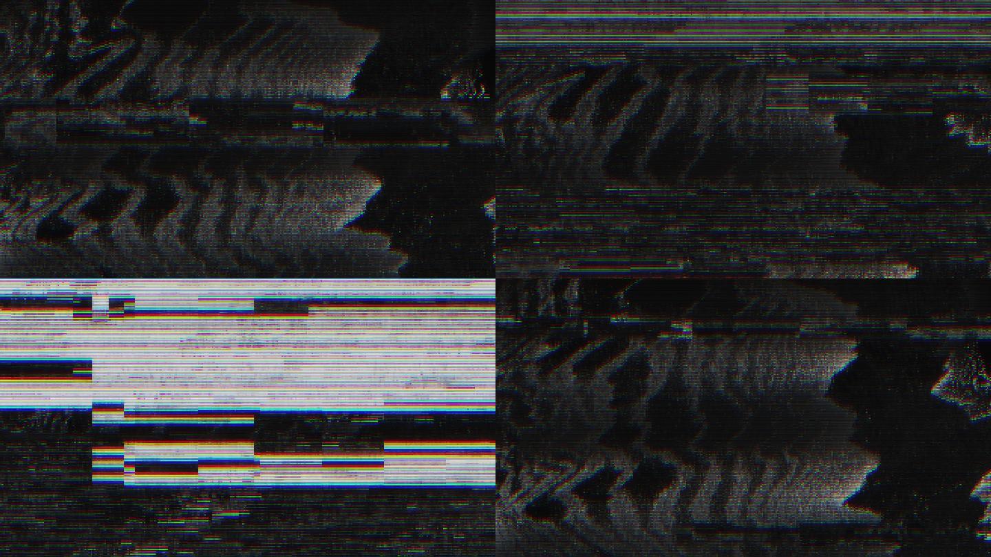 抽象数字动画像素噪声故障错误视频损坏