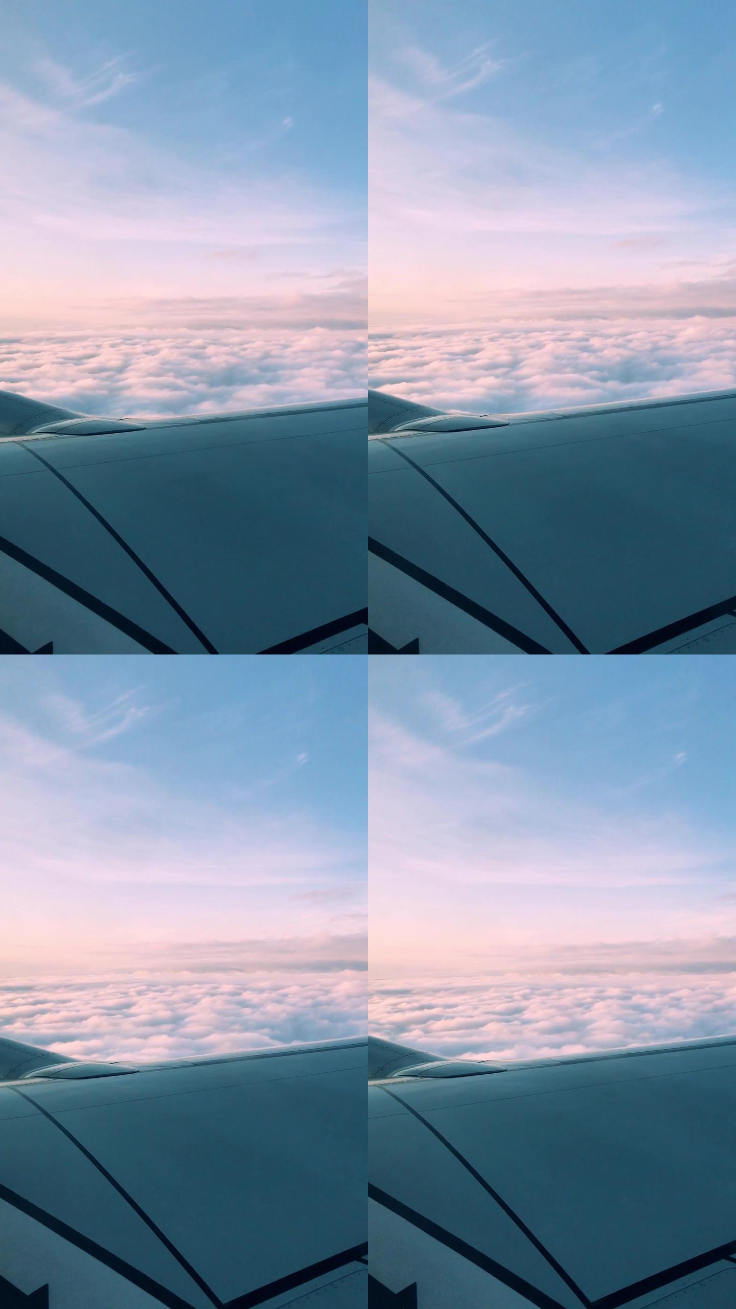 飞机天空云层