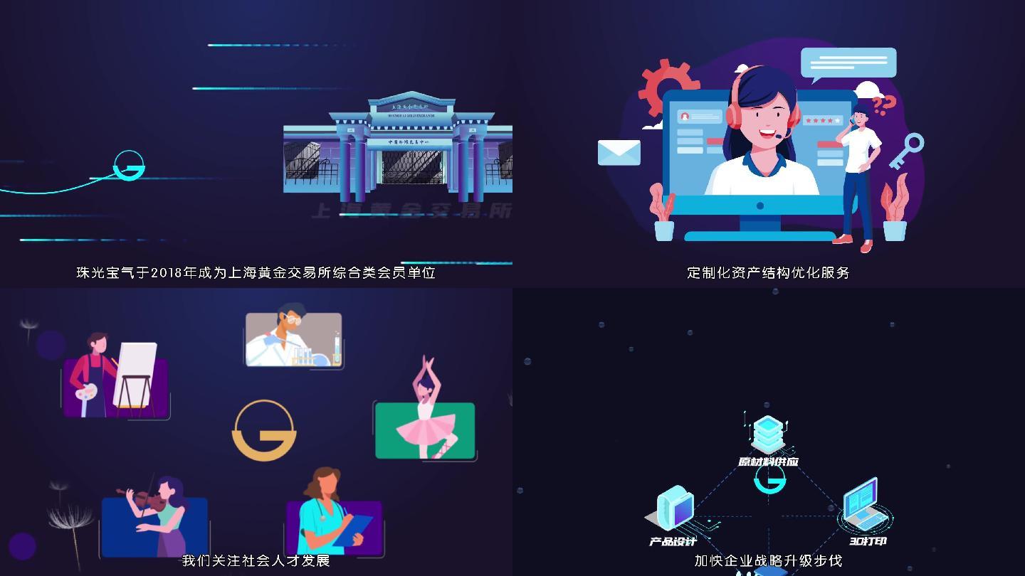 金融企业mg动画宣传片