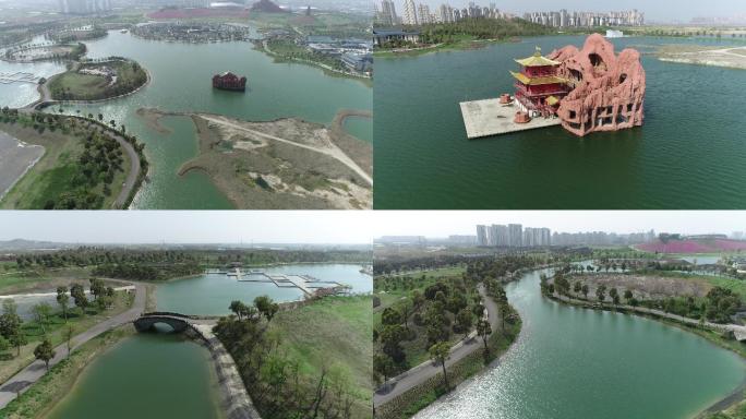 蚌埠湖上升明月景区原素材（4K50帧）