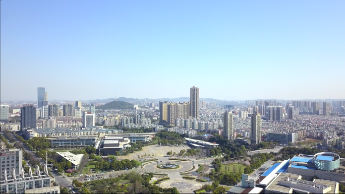 【4K】马鞍山市文化广场